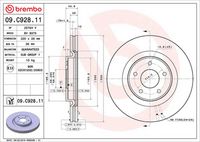 BREMBO 09.C928.11 - Disco de freno