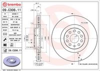 BREMBO 09C30611 - Disco de freno - PRIME LINE - UV Coated