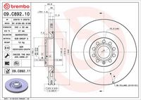 BREMBO 09C89211 - Disco de freno - PRIME LINE - UV Coated