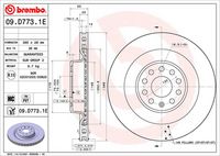 BREMBO 09D77311 - Disco de freno - PRIME LINE - UV Coated