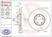 BLUE PRINT ADBP430127 - Disco de freno