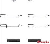 BREMBO A02215 - Kit de accesorios, pastillas de frenos - PRIME LINE
