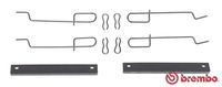 BREMBO A02218 - Kit de accesorios, pastillas de frenos - PRIME LINE