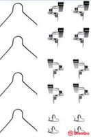 BREMBO A02309 - Kit de accesorios, pastillas de frenos - PRIME LINE