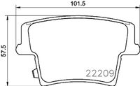 BREMBO P11040 - Juego de pastillas de freno - PRIME LINE