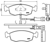 BREMBO P24007 - Juego de pastillas de freno - PRIME LINE