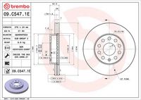 BREMBO 09C54775 - Disco de freno - XTRA LINE - Max