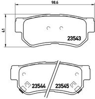 BREMBO P 30 014 - Juego de pastillas de freno