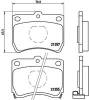 BREMBO P49013 - Juego de pastillas de freno - PRIME LINE