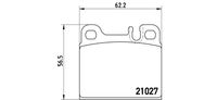 BREMBO P50005 - Juego de pastillas de freno - PRIME LINE