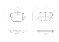 BREMBO P50169 - Juego de pastillas de freno - PRIME LINE