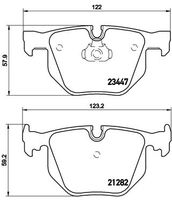 BREMBO P06029 - Juego de pastillas de freno - PRIME LINE