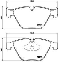 BREMBO P06055X - Juego de pastillas de freno - XTRA LINE