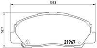 BREMBO P16010 - Juego de pastillas de freno - PRIME LINE