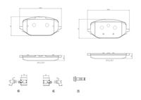 BREMBO P61142 - Juego de pastillas de freno - PRIME LINE