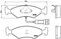 BREMBO P24012 - Juego de pastillas de freno - PRIME LINE