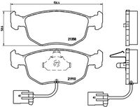 BREMBO P24035 - Juego de pastillas de freno - PRIME LINE