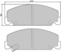 BREMBO P28018 - Juego de pastillas de freno - PRIME LINE