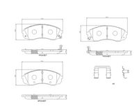 BREMBO P30041 - Juego de pastillas de freno - PRIME LINE