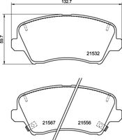 BREMBO P30123 - Juego de pastillas de freno - PRIME LINE