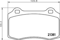 BREMBO P36020X - Juego de pastillas de freno - XTRA LINE