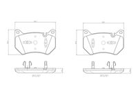 BREMBO P85181 - Juego de pastillas de freno - PRIME LINE