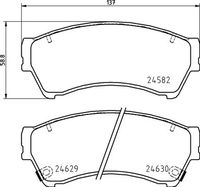 BREMBO P49060 - Juego de pastillas de freno - PRIME LINE