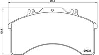 BREMBO PA6015 - Juego de pastillas de freno - PRIME LINE