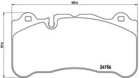 BREMBO P50078 - Juego de pastillas de freno - PRIME LINE