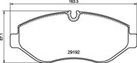 BREMBO P50085 - Juego de pastillas de freno - PRIME LINE