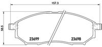 BREMBO P56094 - Juego de pastillas de freno - PRIME LINE