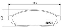 BREMBO P59007 - Juego de pastillas de freno - PRIME LINE