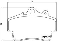 BREMBO P65007 - Juego de pastillas de freno - PRIME LINE