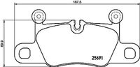 BREMBO P65031 - Juego de pastillas de freno - PRIME LINE