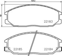 BREMBO P77002 - Juego de pastillas de freno - PRIME LINE