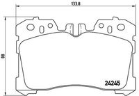 BREMBO P83075 - Juego de pastillas de freno - PRIME LINE