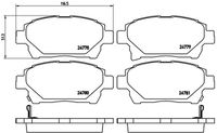 BREMBO P83097 - Juego de pastillas de freno - PRIME LINE