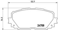 BREMBO P83101 - Juego de pastillas de freno - PRIME LINE