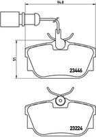 BREMBO P85059 - Juego de pastillas de freno - PRIME LINE