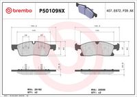 BREMBO P50109 - Juego de pastillas de freno - PRIME LINE