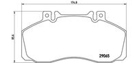 BREMBO PA6008 - Juego de pastillas de freno - PRIME LINE