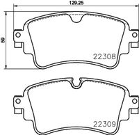 BREMBO P85154X - Juego de pastillas de freno - XTRA LINE