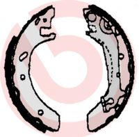 BREMBO S24525 - Juego de zapatas de frenos - ESSENTIAL LINE