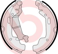 BREMBO S 59 516 - Juego de zapatas de frenos