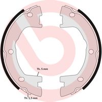 BREMBO SA6506 - Juego de zapatas de frenos, freno de estacionamiento - ESSENTIAL LINE