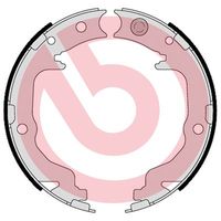 BREMBO S11511 - Juego de zapatas de frenos, freno de estacionamiento - ESSENTIAL LINE
