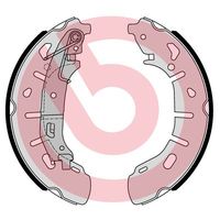 BREMBO S59531 - Juego de zapatas de frenos - ESSENTIAL LINE