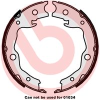 BREMBO S56545 - Juego de zapatas de frenos, freno de estacionamiento - ESSENTIAL LINE