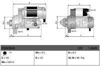 DENSO DSN3045 - Motor de arranque