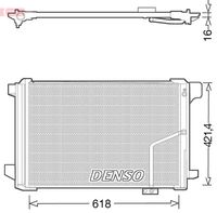 DELPHI TSP0225672 - Condensador, aire acondicionado